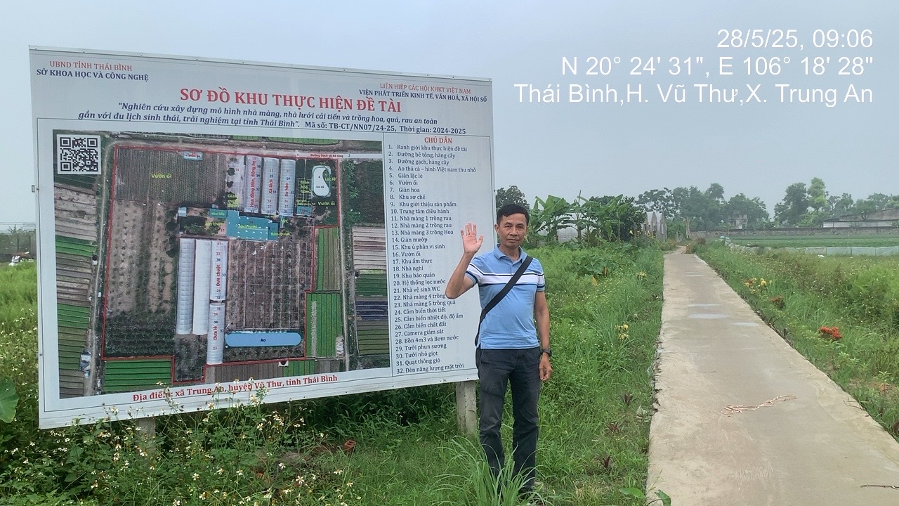 Viện IDECS đón doanh nhân từ Hải phòng đến thăm khu vườn