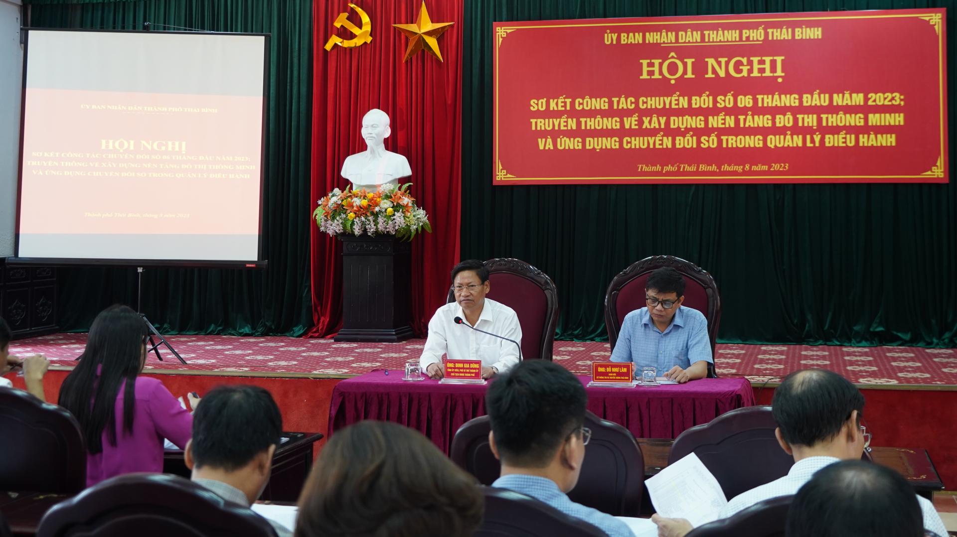 Xây dựng nền tảng về đô thị thông minh tại Thành Phố Thái Bình